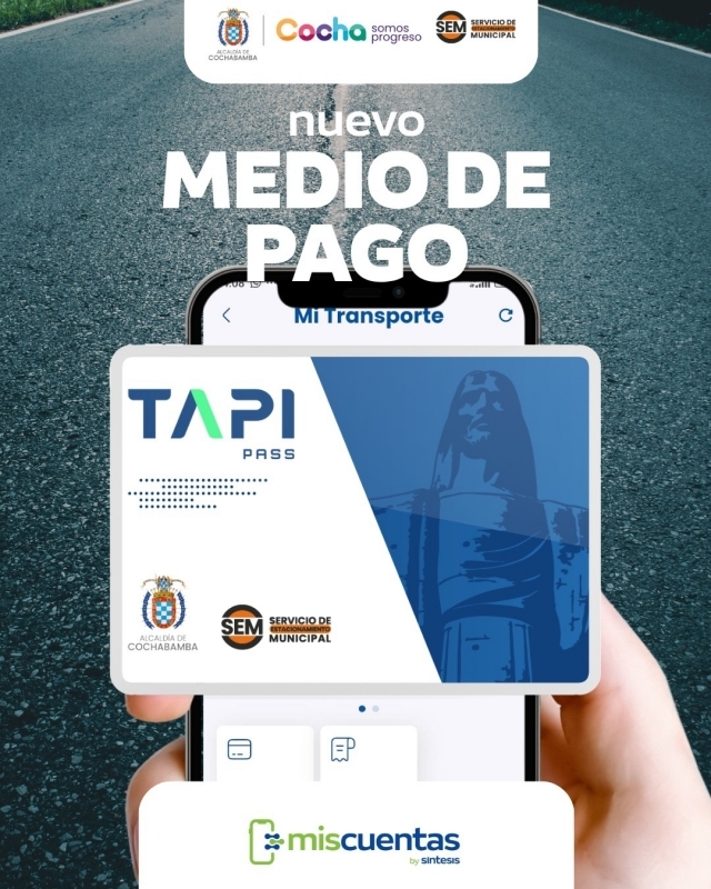 Síntesis lanza TAPI en la app Mis Cuentas para pagos de estacionamiento