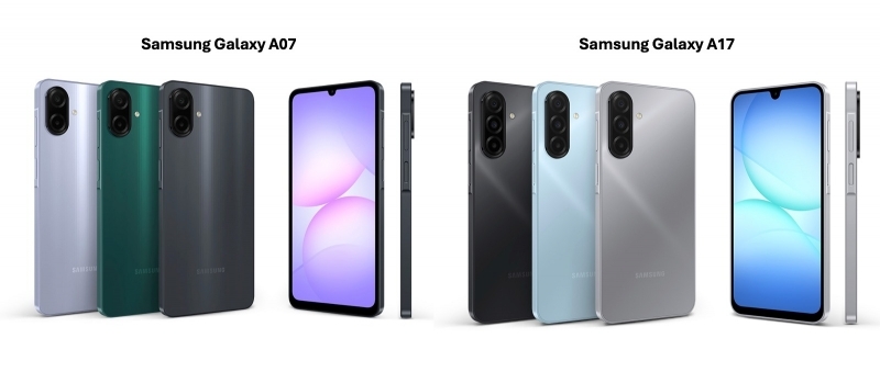 Samsung Galaxy A07 y A17 llegan a Bolivia con rendimiento optimizado