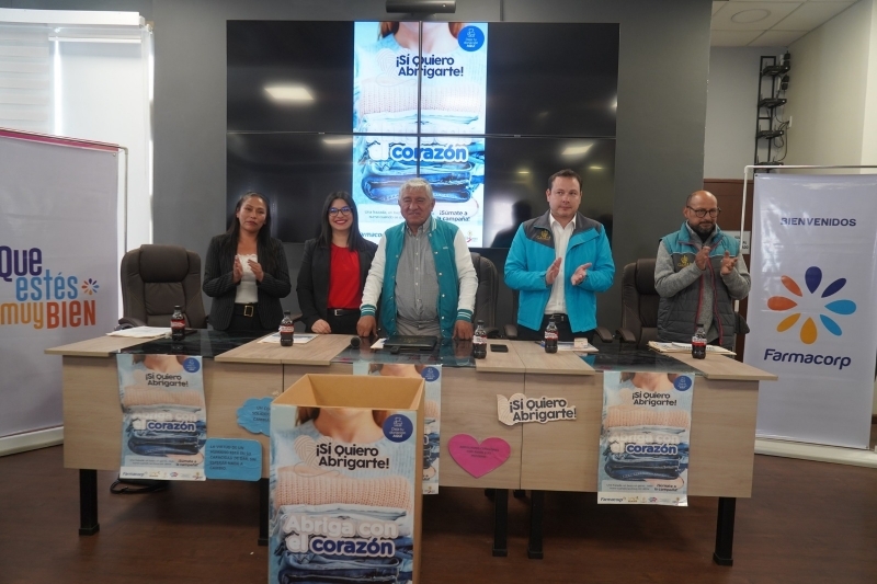 Farmacorp activa más de 100 puntos de donación para abrigar a quienes más lo necesitan Como parte de su campaña Sí Quiero Abrigarte, dirigida a pers