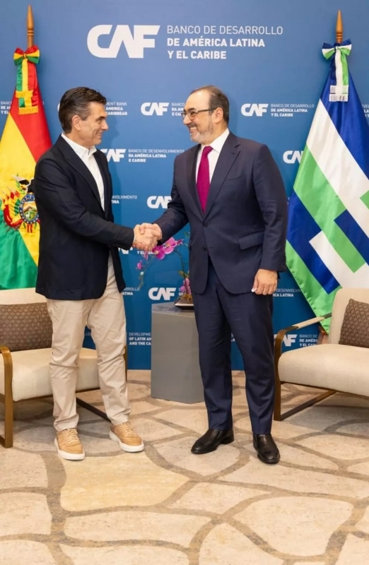 CAF ratifica su compromiso con Bolivia mediante un programa de apoyo CAF ratifica su compromiso con Bolivia mediante un programa de apoyo